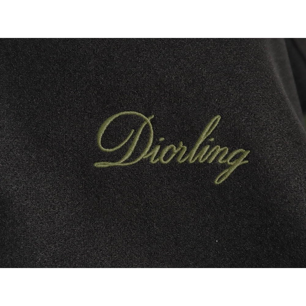 Dior letter embroidered patchwork baseball jacket,Dior Jacket,Jacket,APPAREL