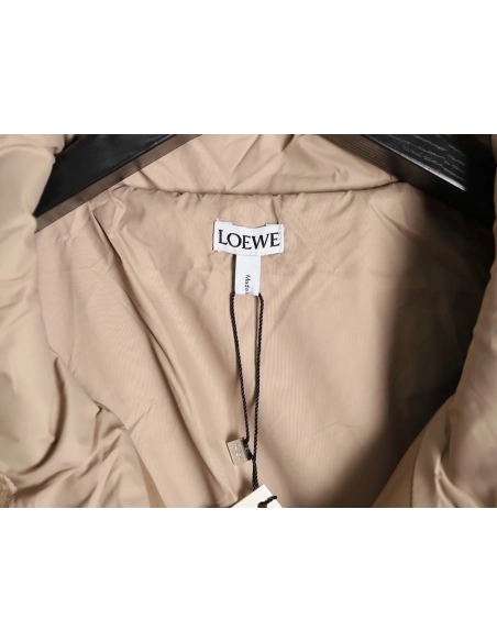 Loewe graffiti logo large lambswool hooded jacket,Loewe Jacket,Jacket,APPAREL