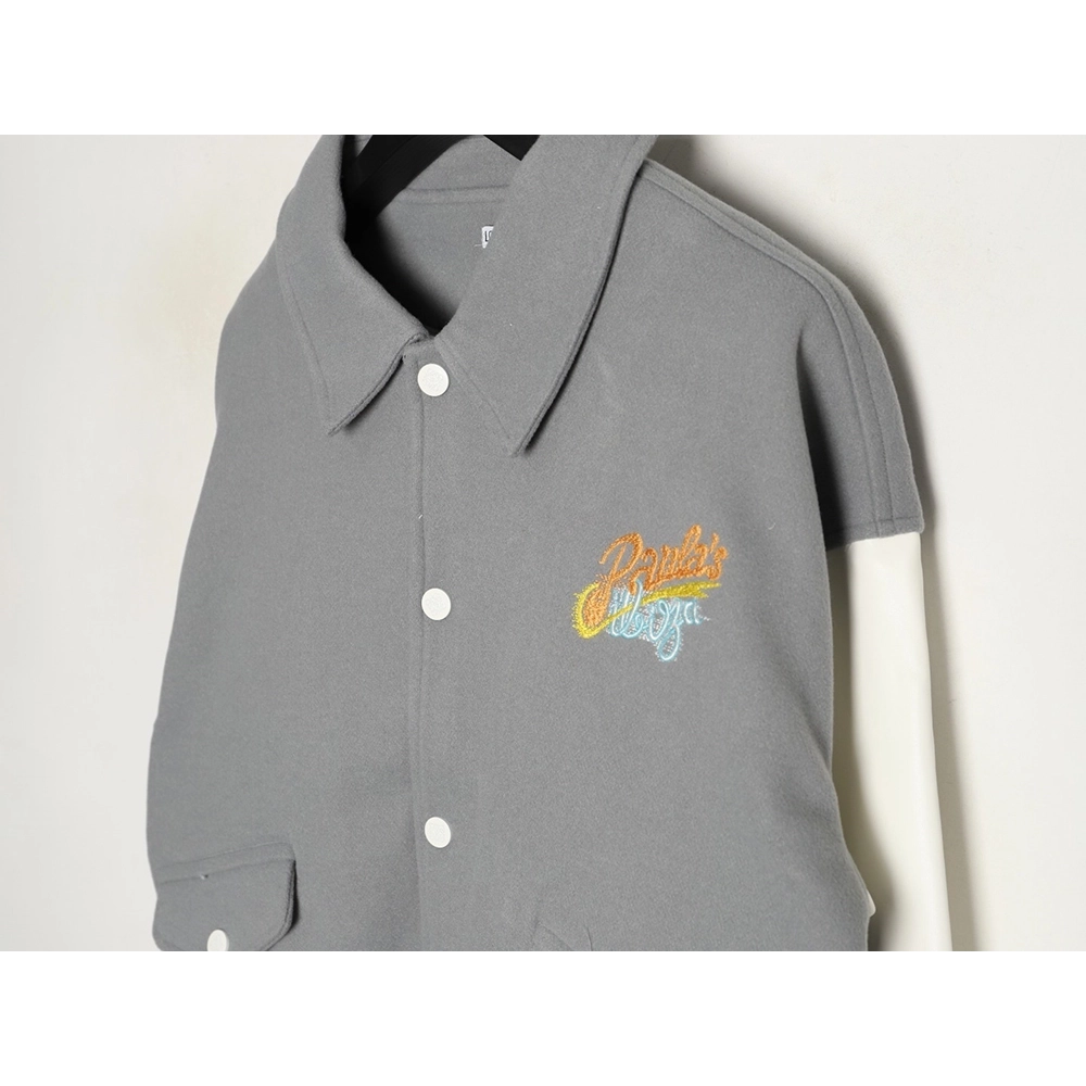 Loewe letter embroidered patchwork baseball jacket,Loewe Jacket,Jacket,APPAREL