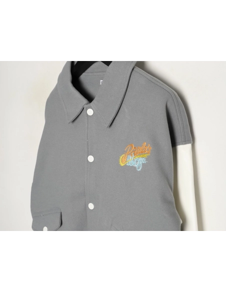 Loewe letter embroidered patchwork baseball jacket,Loewe Jacket,Jacket,APPAREL
