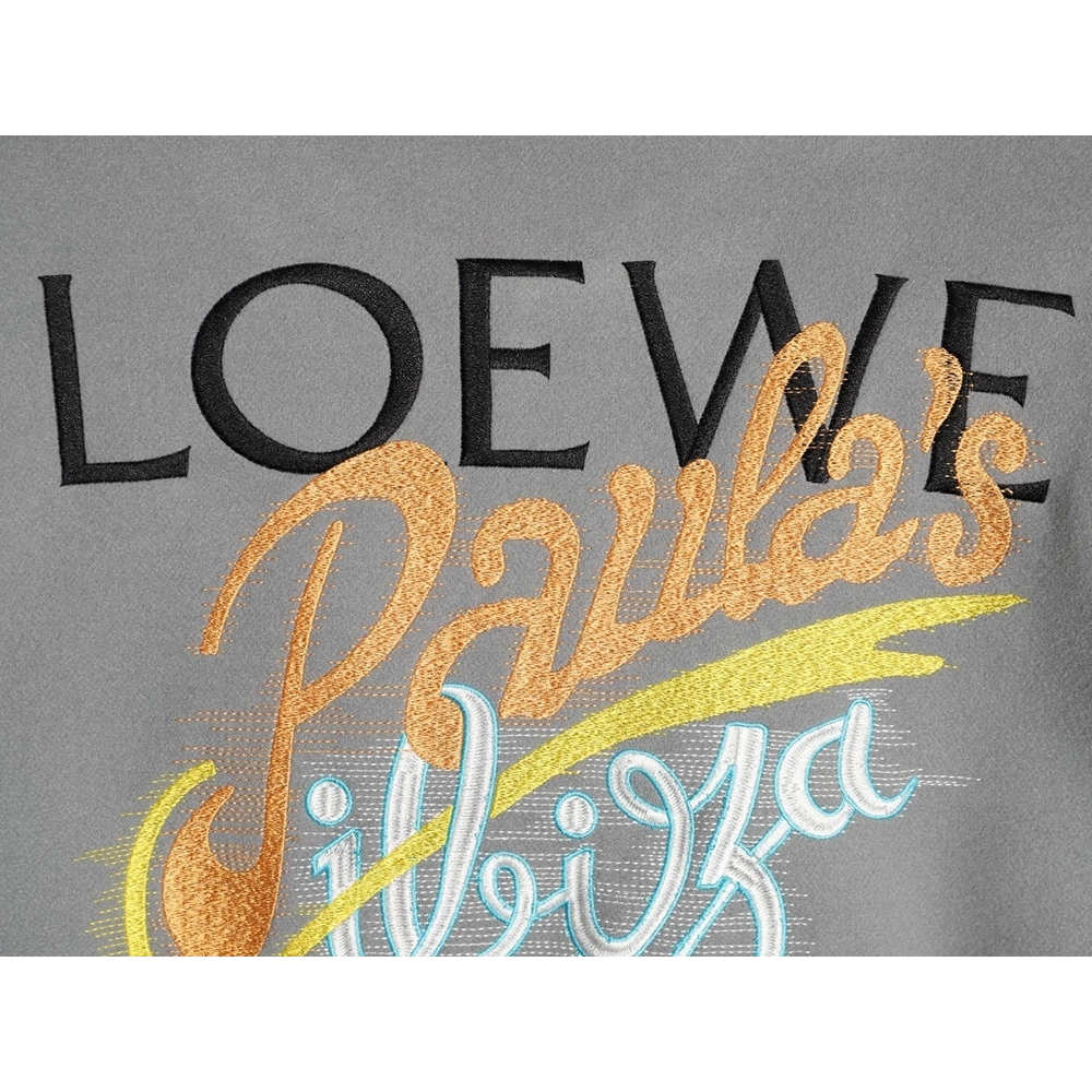 Loewe letter embroidered patchwork baseball jacket,Loewe Jacket,Jacket,APPAREL