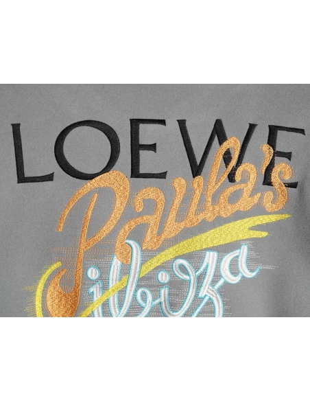 Loewe letter embroidered patchwork baseball jacket,Loewe Jacket,Jacket,APPAREL