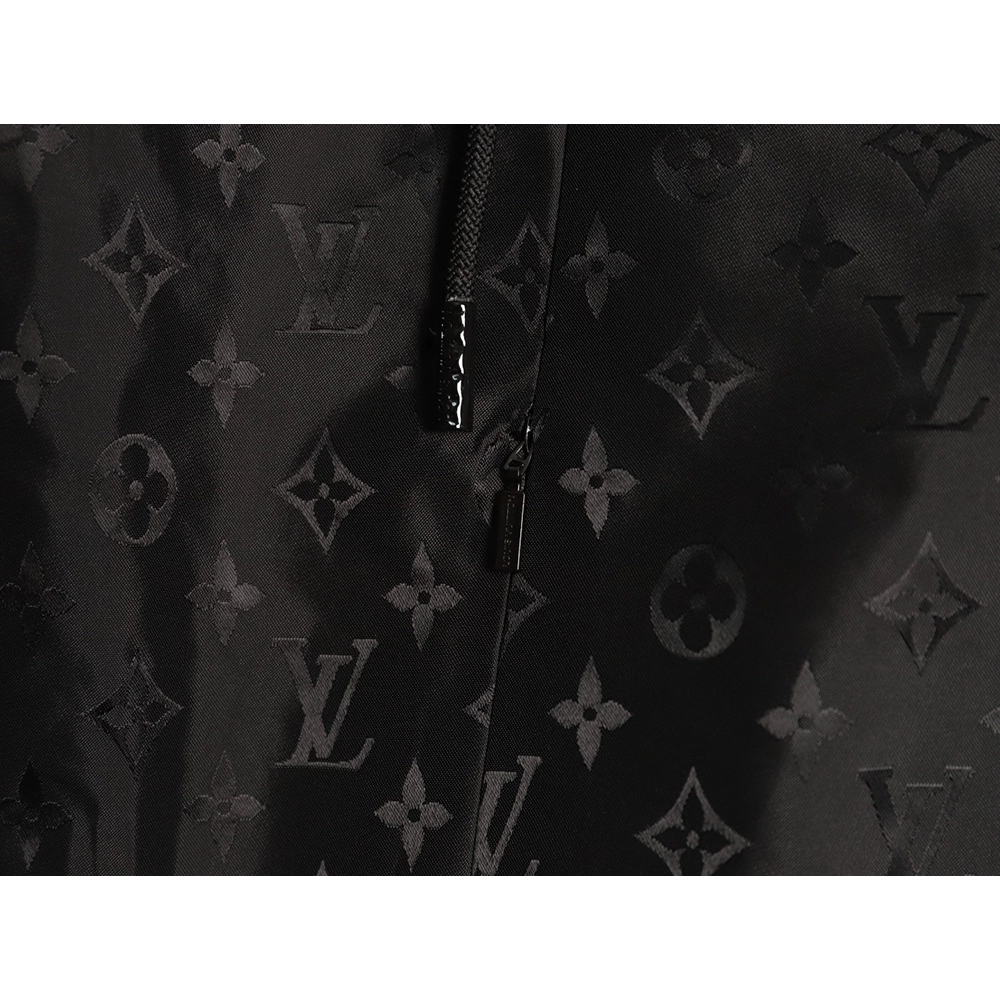 Louis Vuitton monogram print trench coat with zipup design,Louis Vuitton Jacket,Jacket,APPAREL