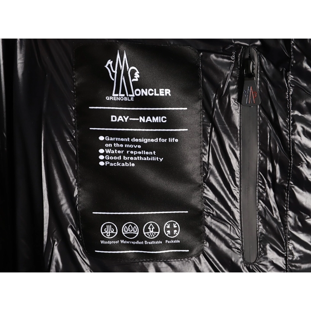 Moncler hooded down jacket with sleeve pockets,Moncler Jacket,Jacket,APPAREL