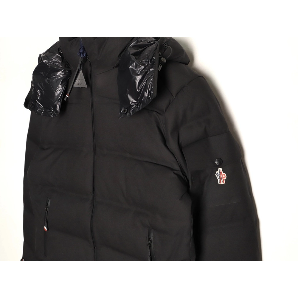 Moncler hooded down jacket with sleeve pockets,Moncler Jacket,Jacket,APPAREL