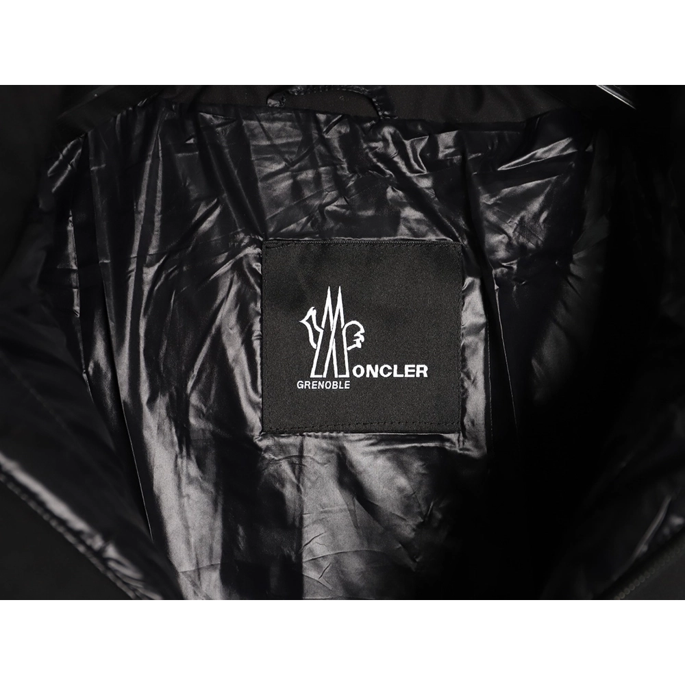 Moncler hooded down jacket with sleeve pockets,Moncler Jacket,Jacket,APPAREL