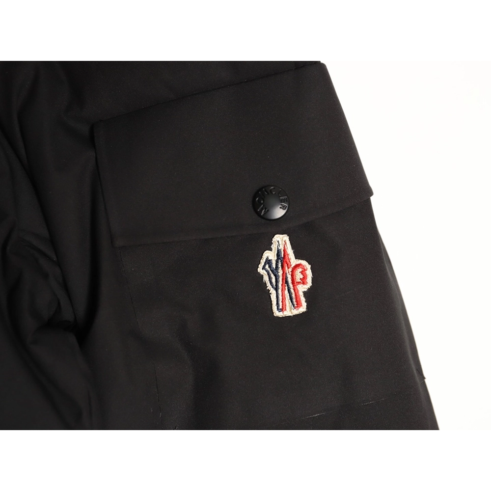 Moncler hooded down jacket with sleeve pockets,Moncler Jacket,Jacket,APPAREL