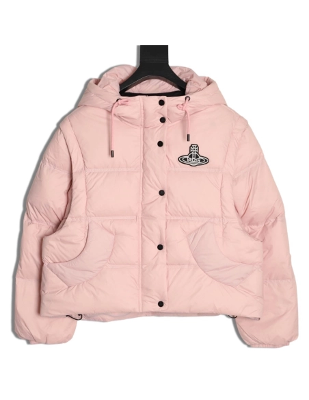 Vivienne Westwood Detachable Down Jacket,Vivienne Westwood Jacket,Jacket,APPAREL