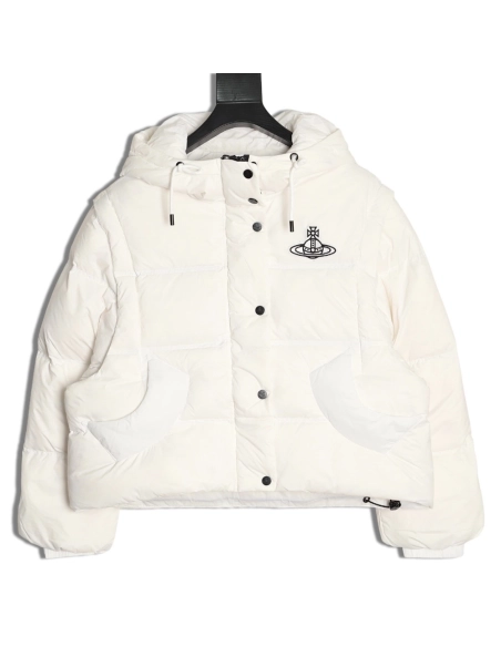 Vivienne Westwood Detachable Down Jacket,Vivienne Westwood Jacket,Jacket,APPAREL