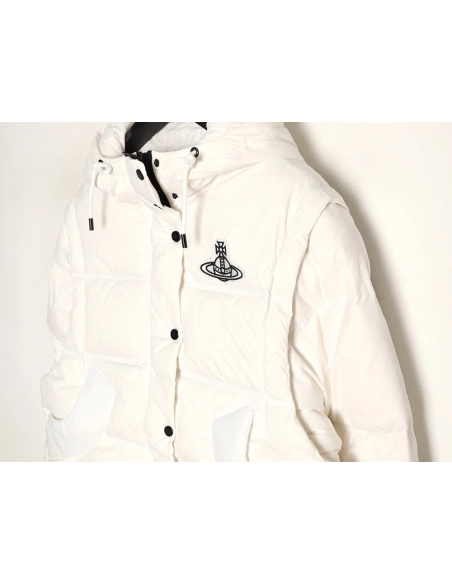 Vivienne Westwood Detachable Down Jacket,Vivienne Westwood Jacket,Jacket,APPAREL