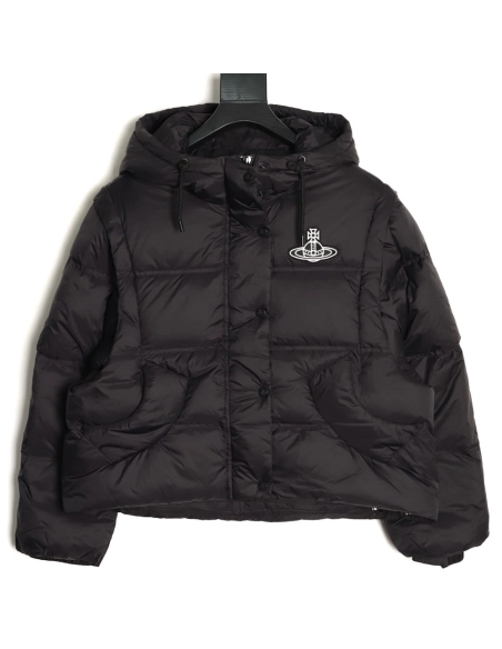Vivienne Westwood Detachable Down Jacket,Vivienne Westwood Jacket,Jacket,APPAREL