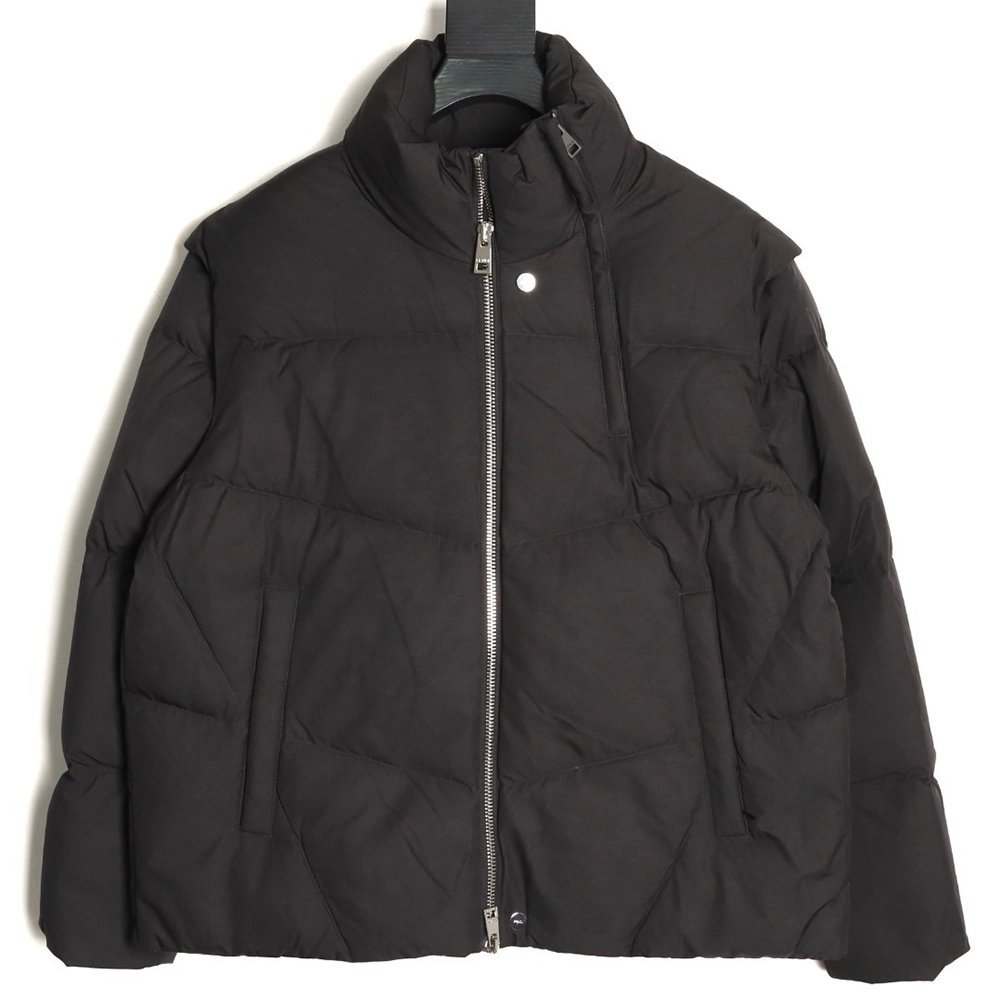 Fendi Detachable Stand Collar Down Jacket,Fendi Jacket,Jacket,APPAREL