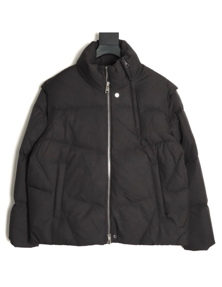 Fendi Detachable Stand Collar Down Jacket,Fendi Jacket,Jacket,APPAREL