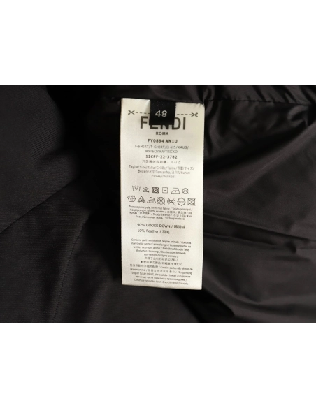 Fendi Detachable Stand Collar Down Jacket,Fendi Jacket,Jacket,APPAREL