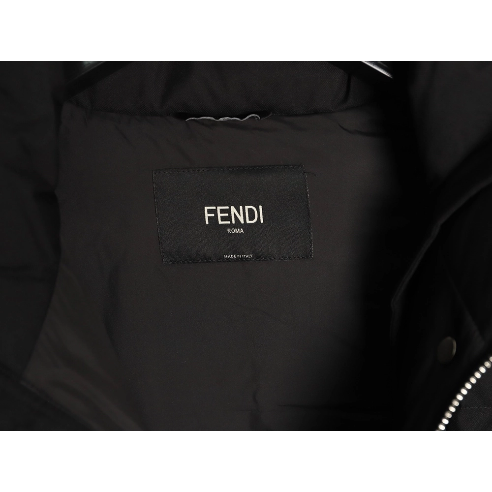 Fendi Detachable Stand Collar Down Jacket,Fendi Jacket,Jacket,APPAREL