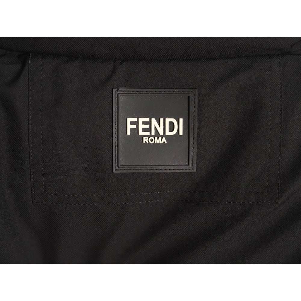 Fendi Detachable Stand Collar Down Jacket,Fendi Jacket,Jacket,APPAREL