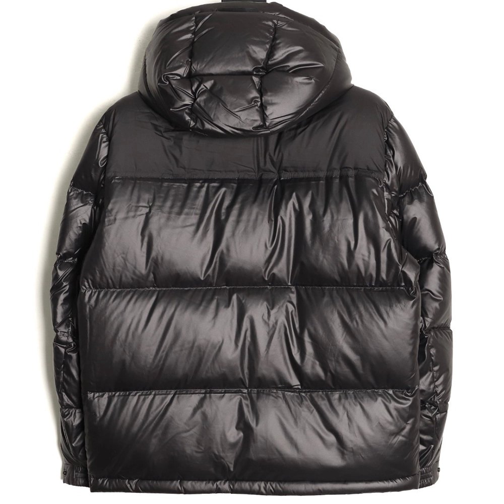 Fendi sleeve patchwork hooded down jacket Tsk1,Fendi Jacket,Jacket,APPAREL