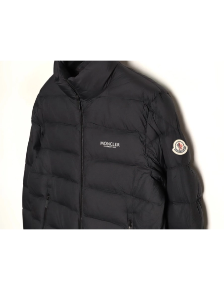 Moncler chest logo hooded down jacket,Moncler Jacket,Jacket,APPAREL