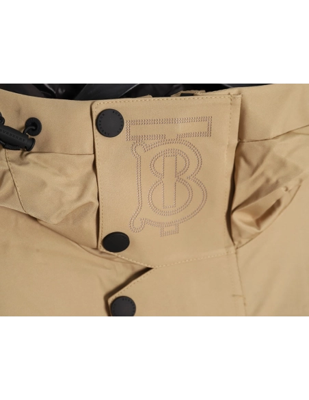 Burberry 3M reflective lettering hooded down jacket,Burberry Jacket,Jacket,APPAREL