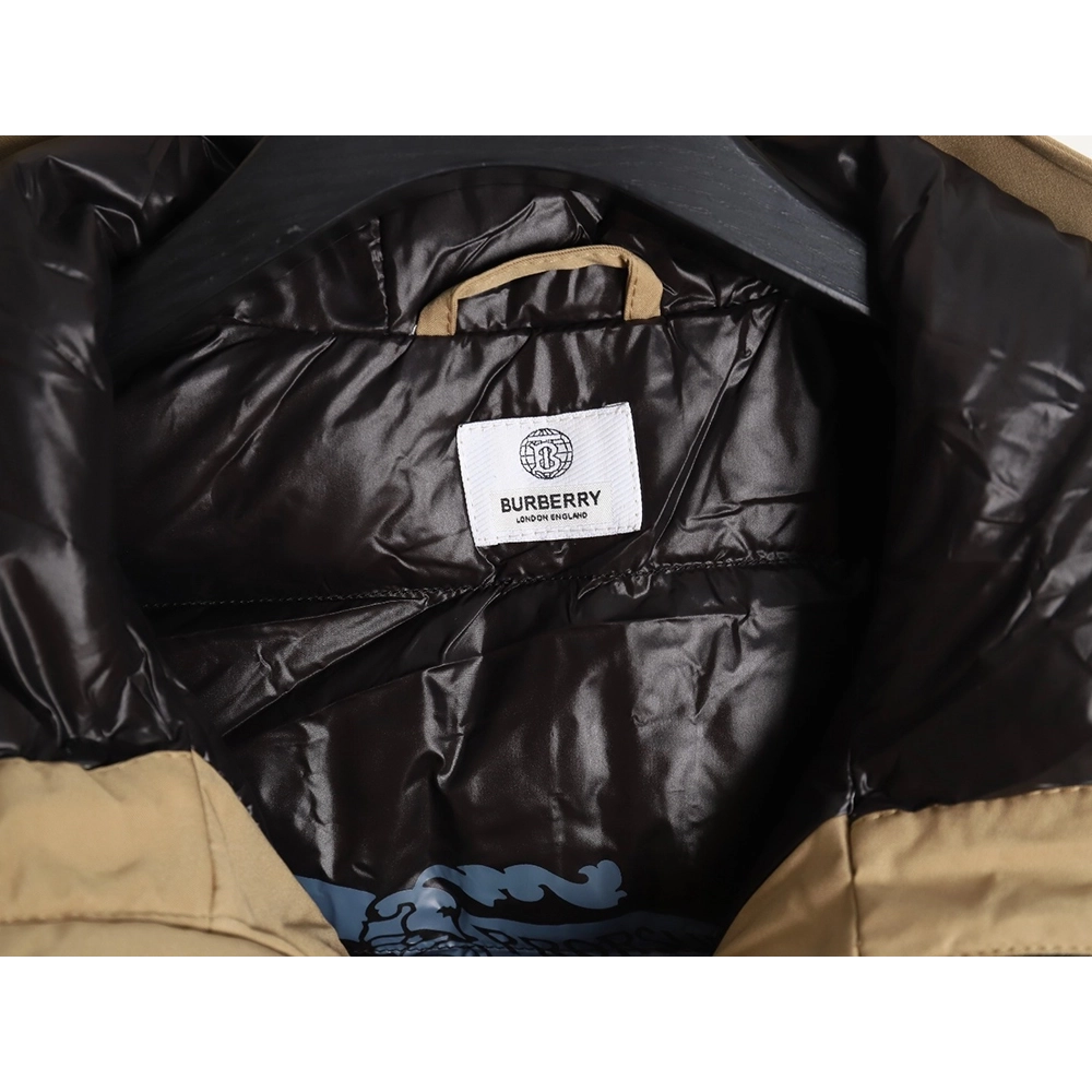 Burberry 3M reflective lettering hooded down jacket,Burberry Jacket,Jacket,APPAREL