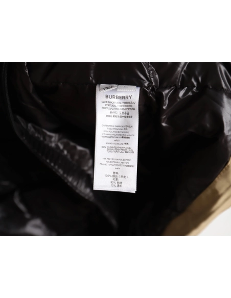 Burberry 3M reflective lettering hooded down jacket,Burberry Jacket,Jacket,APPAREL