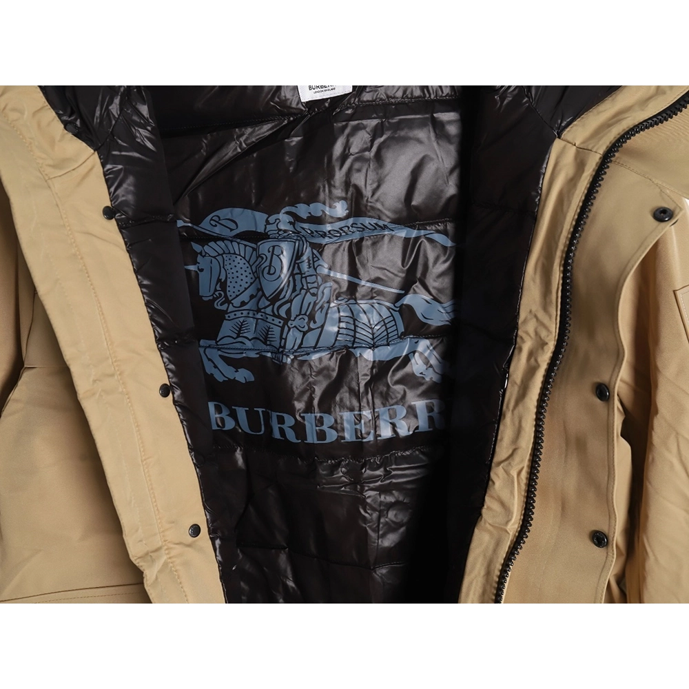 Burberry 3M reflective lettering hooded down jacket,Burberry Jacket,Jacket,APPAREL