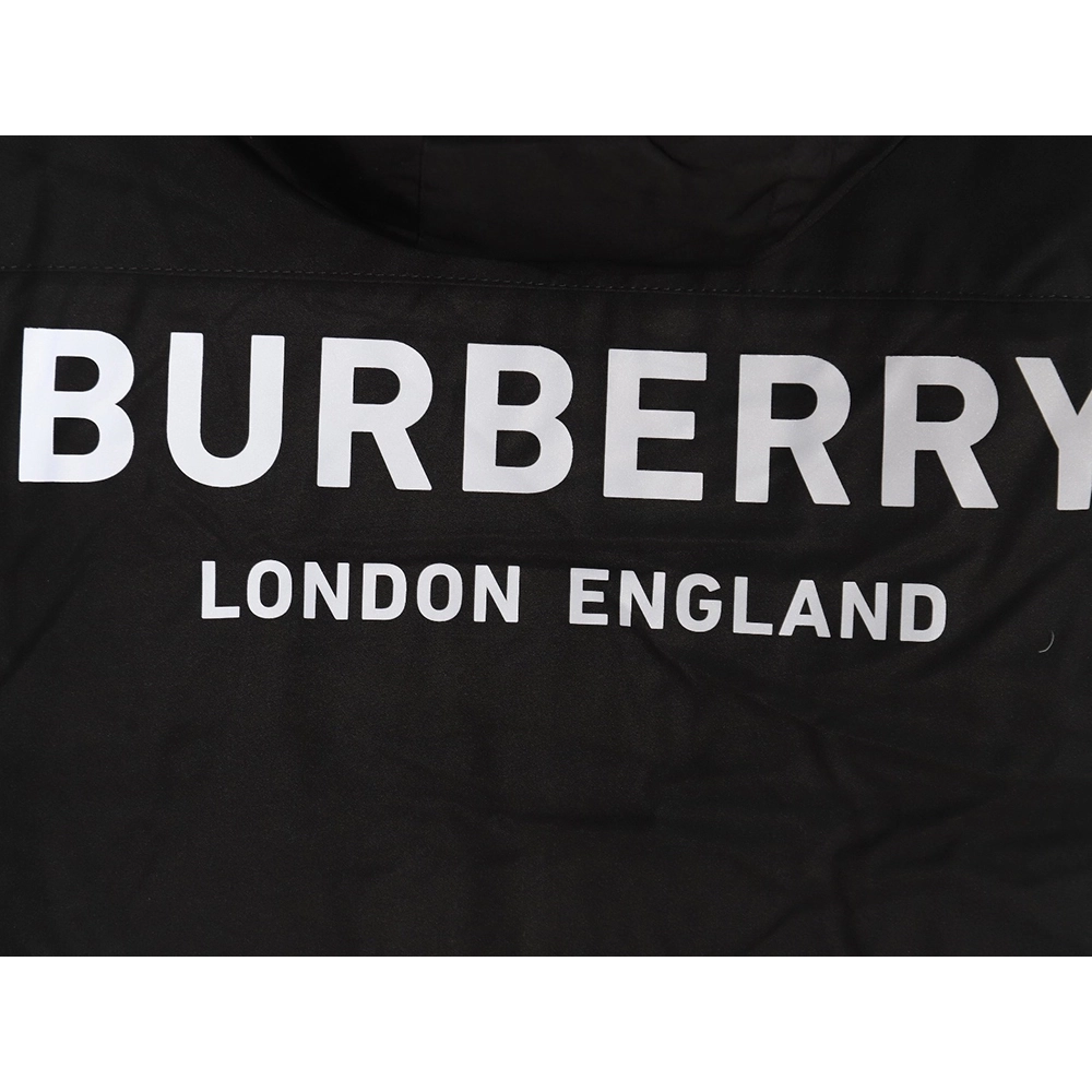Burberry 3M reflective lettering hooded down jacket,Burberry Jacket,Jacket,APPAREL