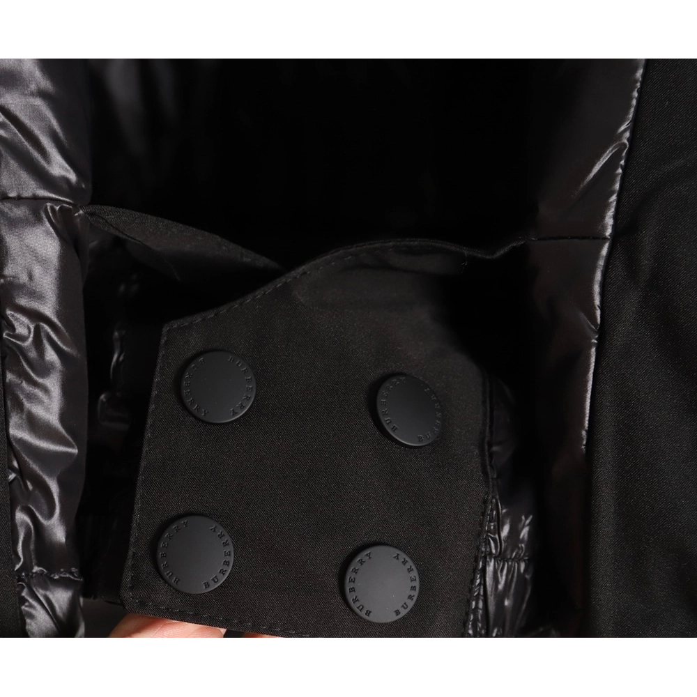 Burberry 3M reflective lettering hooded down jacket,Burberry Jacket,Jacket,APPAREL