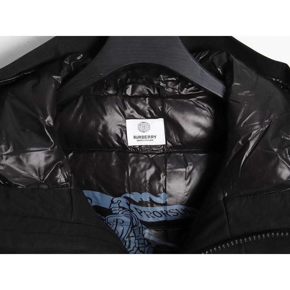 Burberry 3M reflective lettering hooded down jacket,Burberry Jacket,Jacket,APPAREL