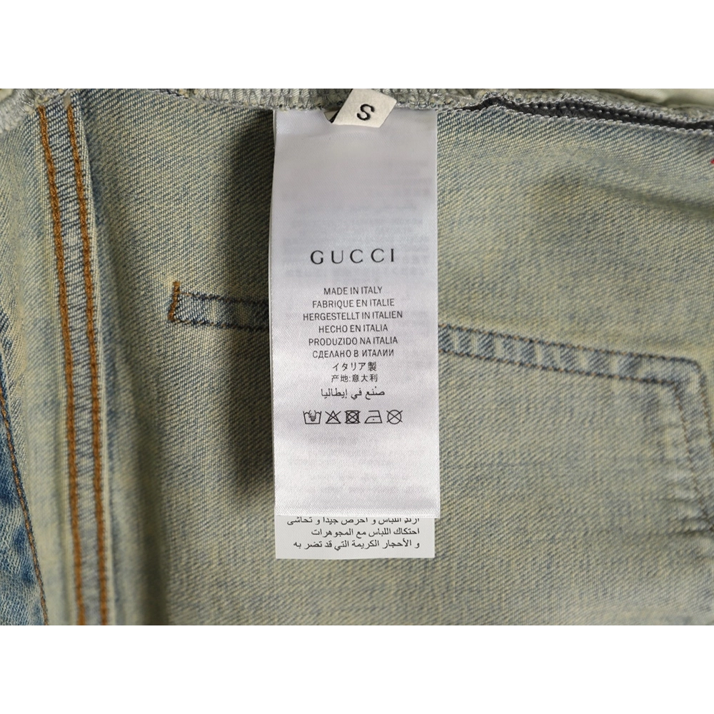 Gucci Year of the Dragon Limited Edition Jeans,Gucci Trousers,PANTS JEANS,APPAREL