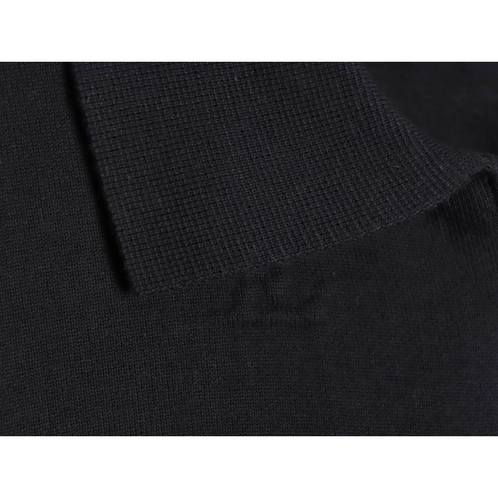 Louis Vuitton embossed logo zipup knit coat with lapelnavy blue,Louis Vuitton Jacket,Jacket,APPAREL