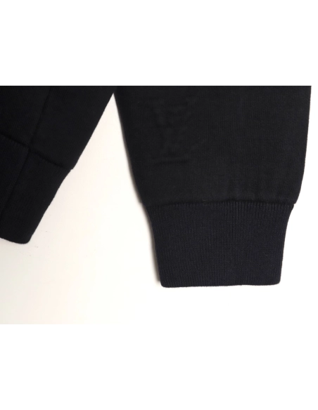 Louis Vuitton embossed logo zipup knit coat with lapelnavy blue,Louis Vuitton Jacket,Jacket,APPAREL