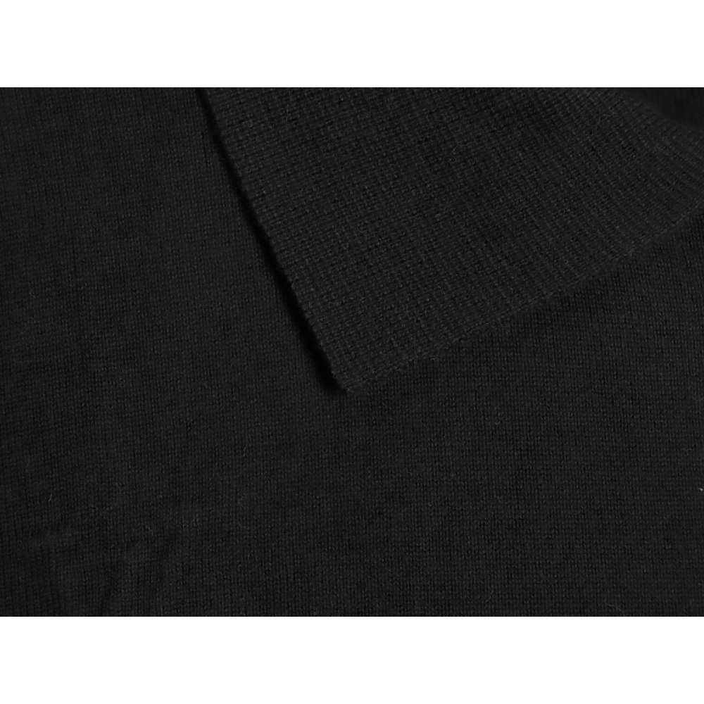 Louis Vuitton embossed logo zipup knit coat with lapelBlack,Louis Vuitton Jacket,Jacket,APPAREL