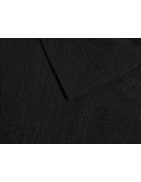 Louis Vuitton embossed logo zipup knit coat with lapelBlack,Louis Vuitton Jacket,Jacket,APPAREL