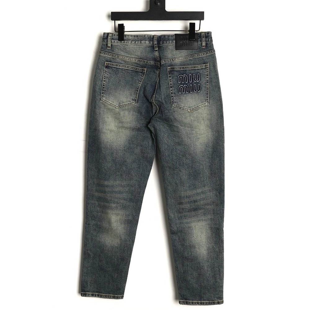 Miu Miu Jeans,Miu Miu Jeans,PANTS JEANS,APPAREL