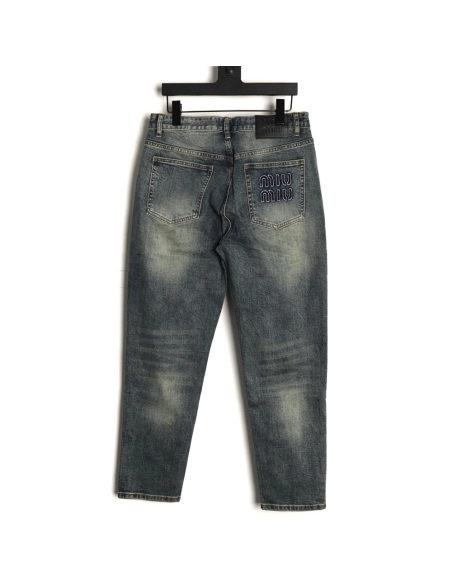 Miu Miu Jeans,Miu Miu Jeans,PANTS JEANS,APPAREL