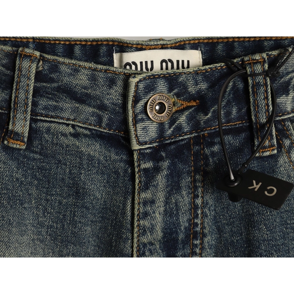 Miu Miu Jeans,Miu Miu Jeans,PANTS JEANS,APPAREL
