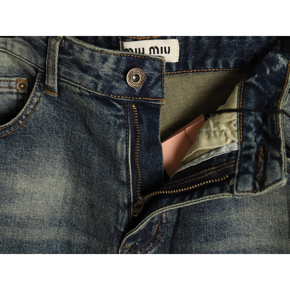 Miu Miu Jeans,Miu Miu Jeans,PANTS JEANS,APPAREL