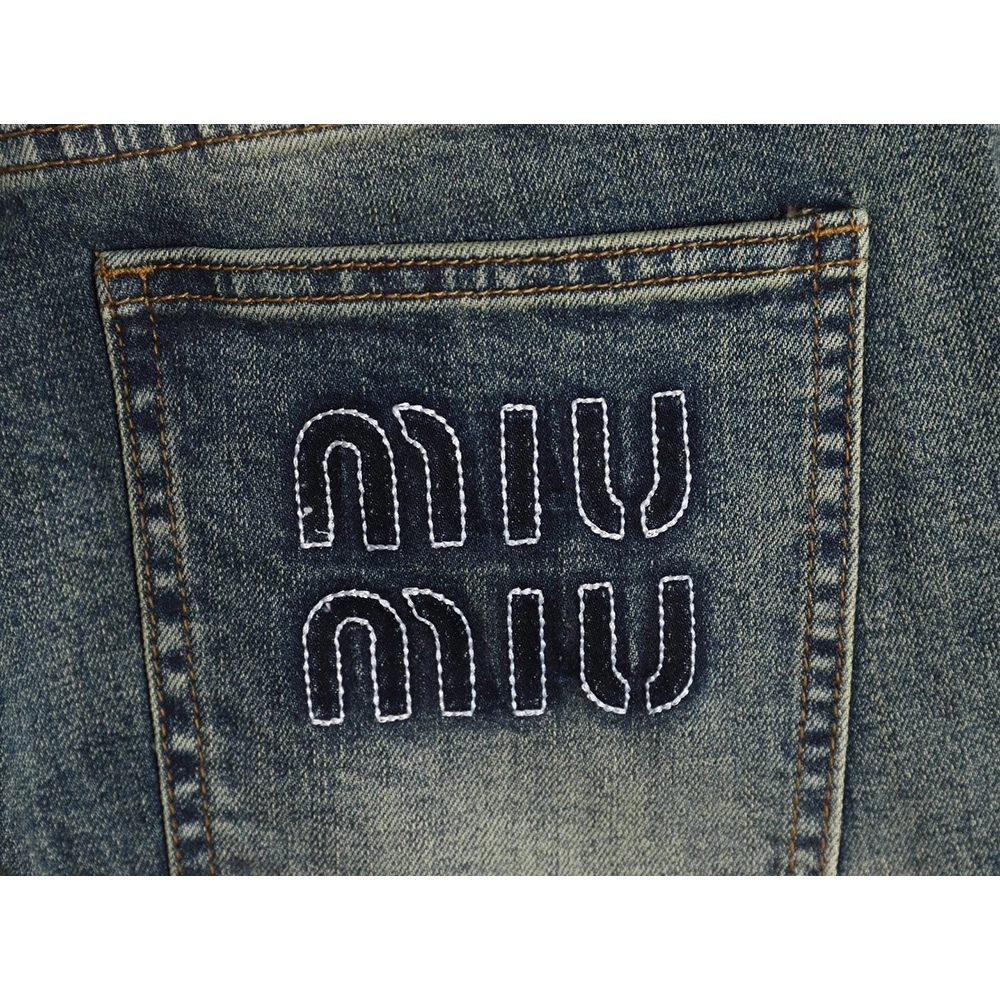 Miu Miu Jeans,Miu Miu Jeans,PANTS JEANS,APPAREL