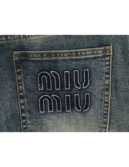 Miu Miu Jeans,Miu Miu Jeans,PANTS JEANS,APPAREL