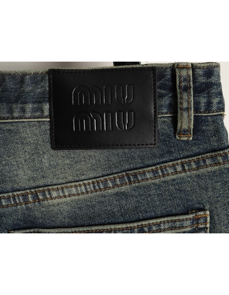 Miu Miu Jeans,Miu Miu Jeans,PANTS JEANS,APPAREL
