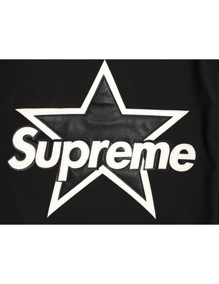 Supreme Vanson Leathers Casual Logo Applique Waterproof ZipUp Jacket,Supreme Jacket,Jacket,APPAREL