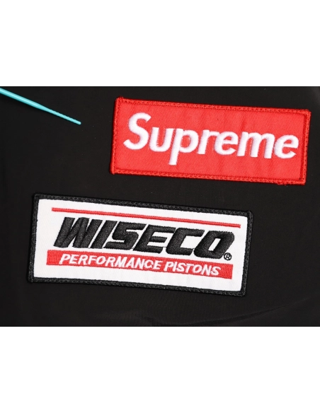 Supreme Vanson Leathers Casual Logo Applique Waterproof ZipUp Jacket,Supreme Jacket,Jacket,APPAREL