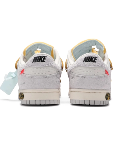 OffWhite x Dunk Low Lot 37 of 50,Dunk SB,NIKE SHOES Reps