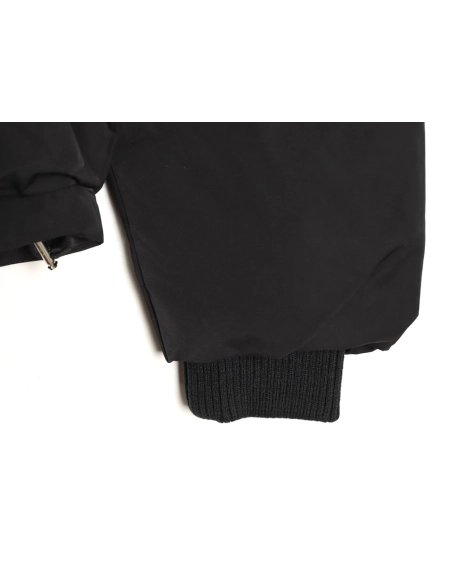 Ami Paris Solid Color Hooded Down Jacket,Ami Jacket,Jacket,APPAREL