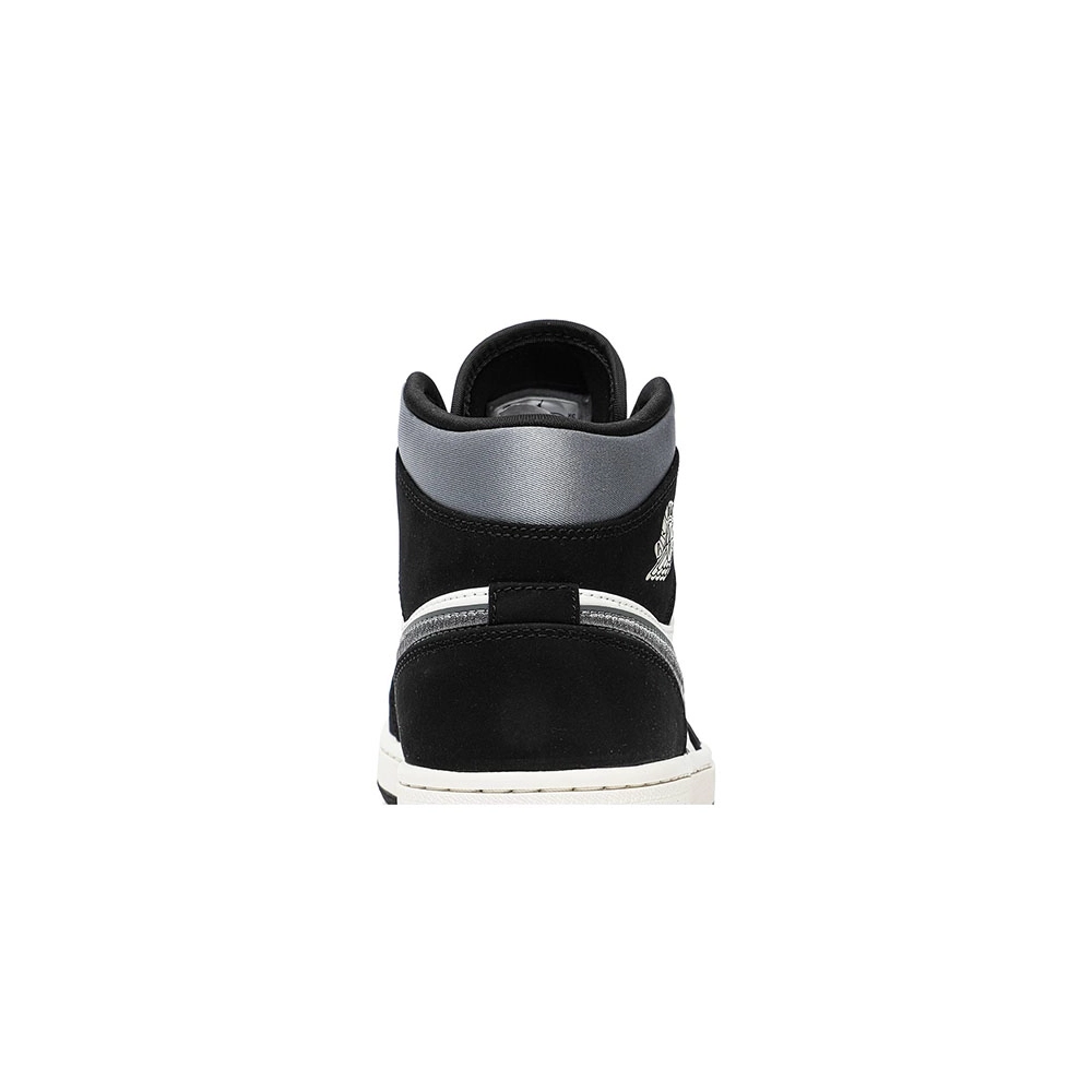 AIR JORDAN 1 MID SE SATIN SMOKE GREY 852542 011,AIR JORDAN 1 MID,Air Jordan