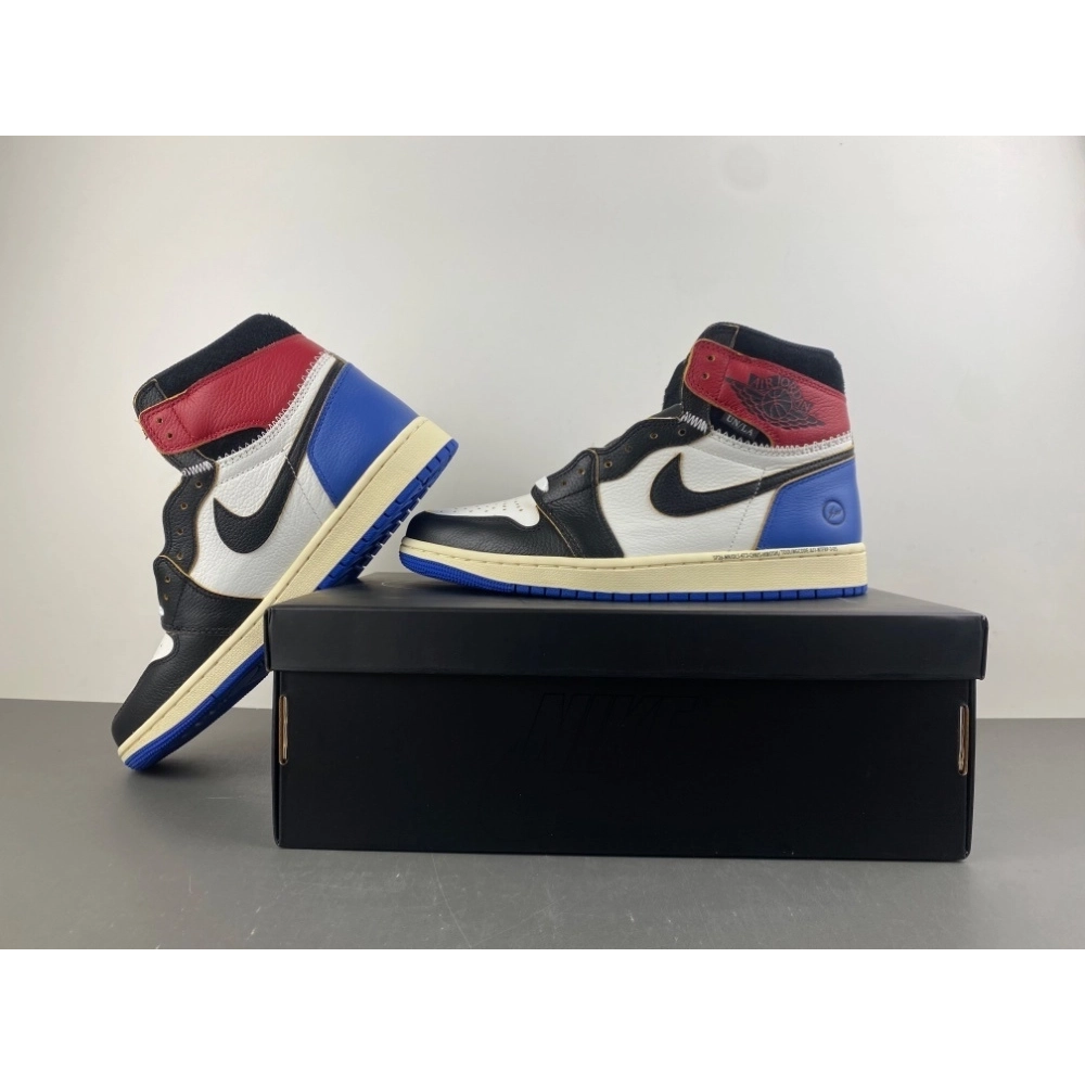 Fragment x Union x Air Jordan 1 High OG Varsity Red/Sport Royal
