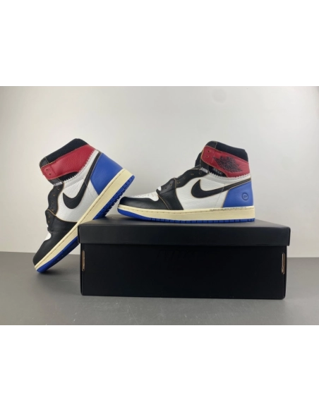 Fragment x Union x Air Jordan 1 High OG Varsity Red/Sport Royal
