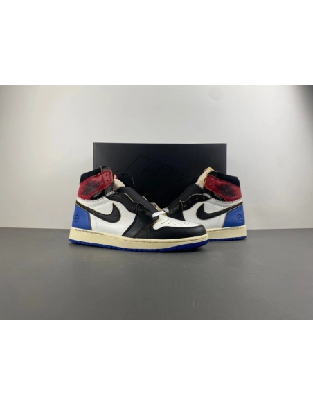 Fragment x Union x Air Jordan 1 High OG Varsity Red/Sport Royal