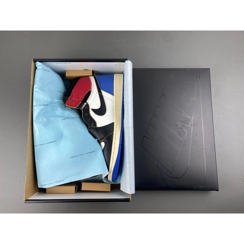 Fragment x Union x Air Jordan 1 High OG Varsity Red/Sport Royal